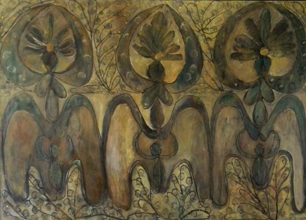 Rituals, acryl op linnen 150x100 cm